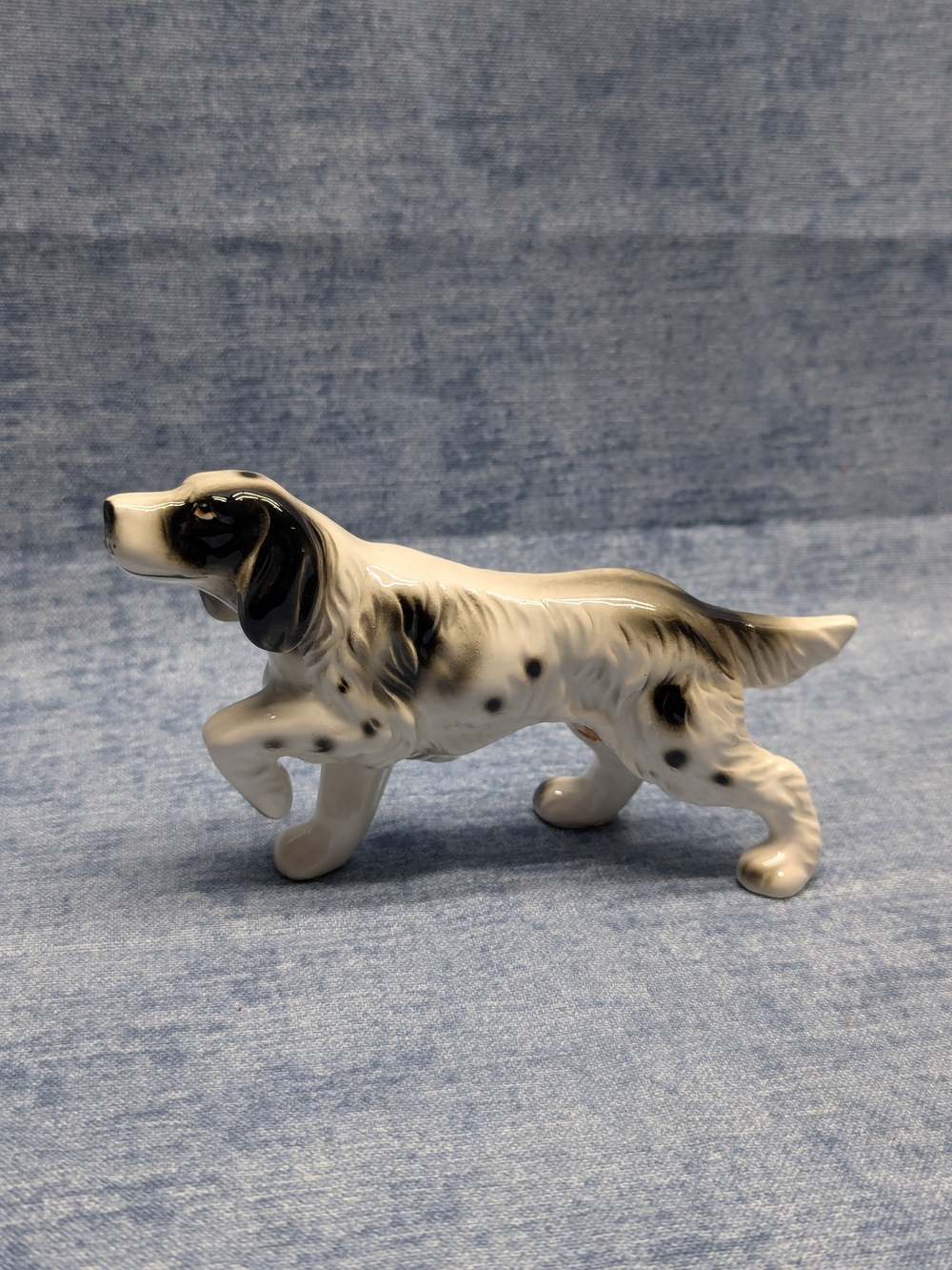 Rare Lefton English Setter Dog Figurine Made In Japan Mid Century Modern